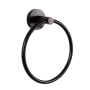 Design House Kelton 6" Wall Mounted Towel Ring Matte Black