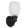 Design House Lydia 10" Tall Wall Sconce Matte Black