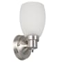 Design House Lydia 10" Tall Wall Sconce Satin Nickel
