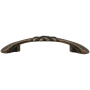 DesignPerfect Rustic Classic 3" (76 mm) Center to Center Celtic Weave Cabinet Handle / Drawer Pull Weathered Brass
