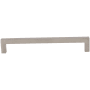 DesignPerfect Contemporary 6-5/16" (160 mm) Center to Center Square Bar Cabinet Handle / Drawer Pull Brushed Satin Nickel