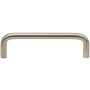 DesignPerfect Standard 4" (101.6 mm) Center to Center Wire Cabinet Handle / Drawer Pull Brushed Satin Nickel