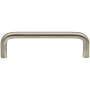 DesignPerfect Standard 3-3/4" (96 mm) Center to Center Wire Cabinet Handle / Drawer Pull Brushed Satin Nickel