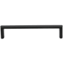 DesignPerfect Contemporary Pack of (10) - 5-1/16" Center to Center Sleek Square Cabinet Handles / Drawer Pulls Black