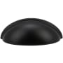 DesignPerfect Classic Pack of (25) - 3" Center to Center Farmhouse Cabinet Cup Handles / Drawer Cup Pulls Black