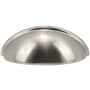 DesignPerfect Classic Pack of (25) - 3" Center to Center Farmhouse Cabinet Cup Handles / Drawer Cup Pulls Brushed Satin Nickel