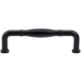 DesignPerfect Pack of (25) - 3-3/4 Inch Center to Center Traditional Single Barrel Cabinet Handles / Drawer Pulls Black