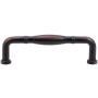 DesignPerfect Pack of (25) - 3-3/4 Inch Center to Center Traditional Single Barrel Cabinet Handles / Drawer Pulls Brushed Oil Rubbed Bronze
