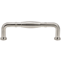 DesignPerfect Pack of (25) - 3-3/4 Inch Center to Center Traditional Single Barrel Cabinet Handles / Drawer Pulls Brushed Satin Nickel