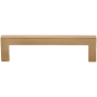 DesignPerfect Bold Pack of (25) 3-3/4" Center to Center Square Cabinet Handles / Drawer Pulls Champagne Bronze / Gold