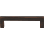 DesignPerfect Bold Pack of (25) 3-3/4" Center to Center Square Cabinet Handles / Drawer Pulls Brushed Oil Rubbed Bronze