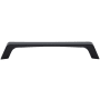 DesignPerfect Retro Pack of (25) - 6-5/16" Center to Center Angled Arch Cabinet Handles / Drawer Pulls Black