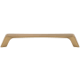 DesignPerfect Retro Pack of (25) - 6-5/16" Center to Center Angled Arch Cabinet Handles / Drawer Pulls Champagne Bronze / Gold