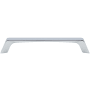DesignPerfect Retro Pack of (25) - 6-5/16" Center to Center Angled Arch Cabinet Handles / Drawer Pulls Polished Chrome
