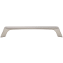 DesignPerfect Retro Pack of (25) - 6-5/16" Center to Center Angled Arch Cabinet Handles / Drawer Pulls Brushed Satin Nickel