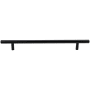 DesignPerfect Pack of (25) - 8-13/16" Center to Center Round Cabinet Bar Handles / Drawer Bar Pulls Black