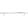 DesignPerfect Pack of (25) - 8-13/16" Center to Center Round Cabinet Bar Handles / Drawer Bar Pulls Polished Chrome