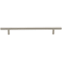 DesignPerfect Pack of (25) - 8-13/16" Center to Center Round Cabinet Bar Handles / Drawer Bar Pulls Brushed Satin Nickel
