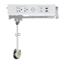 Docking Drawer Amp Blade Duo In-Drawer Outlet, Integrated Safety Shutoff, (2) 65W USB-C, (2) 30W USB-C, (2) USB-A, and (2) 20 Amp AC White