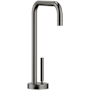 Dornbracht Meta Square 0.5 GPM Hot and Cold Water Dispenser with Thermally Insulated Spout and Lead Free Brushed Dark Platinum