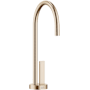 Dornbracht Tara Ultra 0.5 GPM Hot and Cold Water Dispenser with Thermally Insulated Spout and Lead Free Brushed Champagne (22kt Gold)