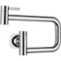 Dornbracht Vaia 1.5 GPM Wall Mounted Single Hole Pot Filler with Swivel Spout and Ceramic Disc Cartridge Chrome
