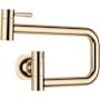 Dornbracht Vaia 1.5 GPM Wall Mounted Single Hole Pot Filler with Swivel Spout and Ceramic Disc Cartridge Durabrass (23KT Gold)