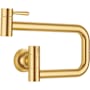 Dornbracht Vaia 1.5 GPM Wall Mounted Single Hole Pot Filler with Swivel Spout and Ceramic Disc Cartridge Brushed Durabrass (23kt Gold)