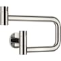 Dornbracht Tara Ultra 1.5 GPM Wall Mounted Single Hole Pot Filler with Swivel Spout and Ceramic Disc Cartridge Platinum