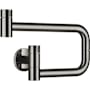 Dornbracht Tara Ultra 1.5 GPM Wall Mounted Single Hole Pot Filler with Swivel Spout and Ceramic Disc Cartridge Dark Chrome