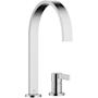 Dornbracht Mem 1.5 GPM Standard Kitchen Faucet with Swivel Spout and Cartridge Brushed Chrome
