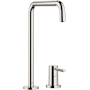 Dornbracht Meta Square 1.5 GPM Standard Kitchen Faucet with Swivel Spout and Cartridge Platinum