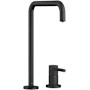 Dornbracht Meta Square 1.5 GPM Standard Kitchen Faucet with Swivel Spout and Cartridge Matte Black