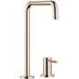Dornbracht Meta Square 1.5 GPM Standard Kitchen Faucet with Swivel Spout and Cartridge Champagne (22kt Gold)