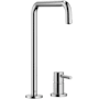 Dornbracht Meta Square 1.5 GPM Standard Kitchen Faucet with Swivel Spout and Cartridge Brushed Chrome