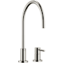 Dornbracht Tara 1.5 GPM Standard Kitchen Faucet with Swivel Spout and Cartridge Brushed Platinum