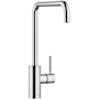 Dornbracht Meta Square 1.5 GPM Single Hole Kitchen Faucet with Swivel Spout and Cartridge Chrome