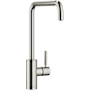 Dornbracht Meta Square 1.5 GPM Single Hole Kitchen Faucet with Swivel Spout and Cartridge Brushed Platinum