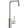 Dornbracht Meta Square 1.5 GPM Single Hole Kitchen Faucet with Swivel Spout and Cartridge Platinum