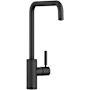 Dornbracht Meta Square 1.5 GPM Single Hole Kitchen Faucet with Swivel Spout and Cartridge Matte Black
