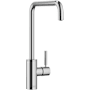 Dornbracht Meta Square 1.5 GPM Single Hole Kitchen Faucet with Swivel Spout and Cartridge Brushed Chrome