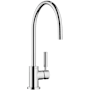 Dornbracht Tara 1.5 GPM Single Hole Kitchen Faucet with Swivel Spout Chrome