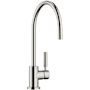 Dornbracht Tara 1.5 GPM Single Hole Kitchen Faucet with Swivel Spout Brushed Platinum