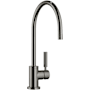 Dornbracht Tara 1.5 GPM Single Hole Kitchen Faucet with Swivel Spout Dark Chrome