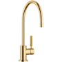 Dornbracht Tara 1.5 GPM Single Hole Kitchen Faucet with Swivel Spout Brushed Durabrass (23kt Gold)