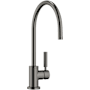 Dornbracht Tara 1.5 GPM Single Hole Kitchen Faucet with Swivel Spout Brushed Dark Platinum