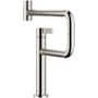 Dornbracht Tara Ultra 1.5 GPM Single Hole Kitchen Faucet with Swivel Spout Brushed Platinum