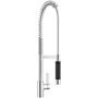 Dornbracht Tara Ultra 1.5 GPM Single Hole Pre-Rinse Pull Down Kitchen Faucet with Swivel Spout and Cartridge Chrome