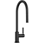 Dornbracht Tara 1.5 GPM Single Hole Pull Down Kitchen Faucet with Swivel Spout and Cartridge Matte Black