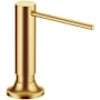 Dornbracht Vaia Deck Mounted Soap Dispenser with 16.91 Oz Capacity Brushed Durabrass (23kt Gold)